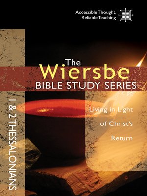 cover image of The Wiersbe Bible Study Series: 1 & 2 Thessalonians